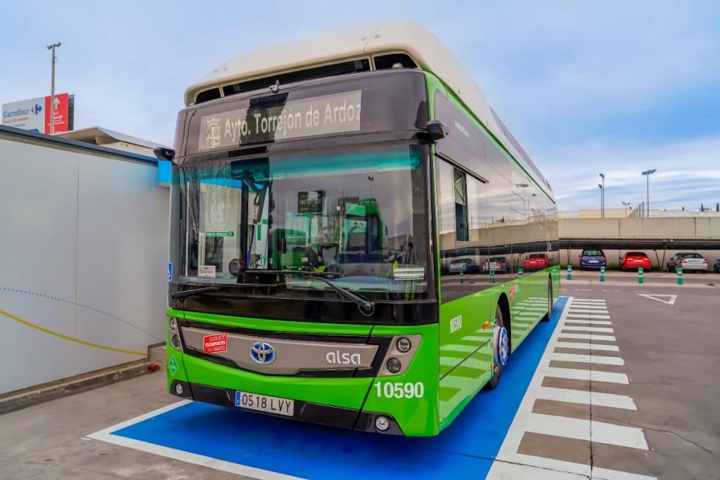 Torrejón de Ardoz tiene el primer autobús urbano de hidrógeno de España