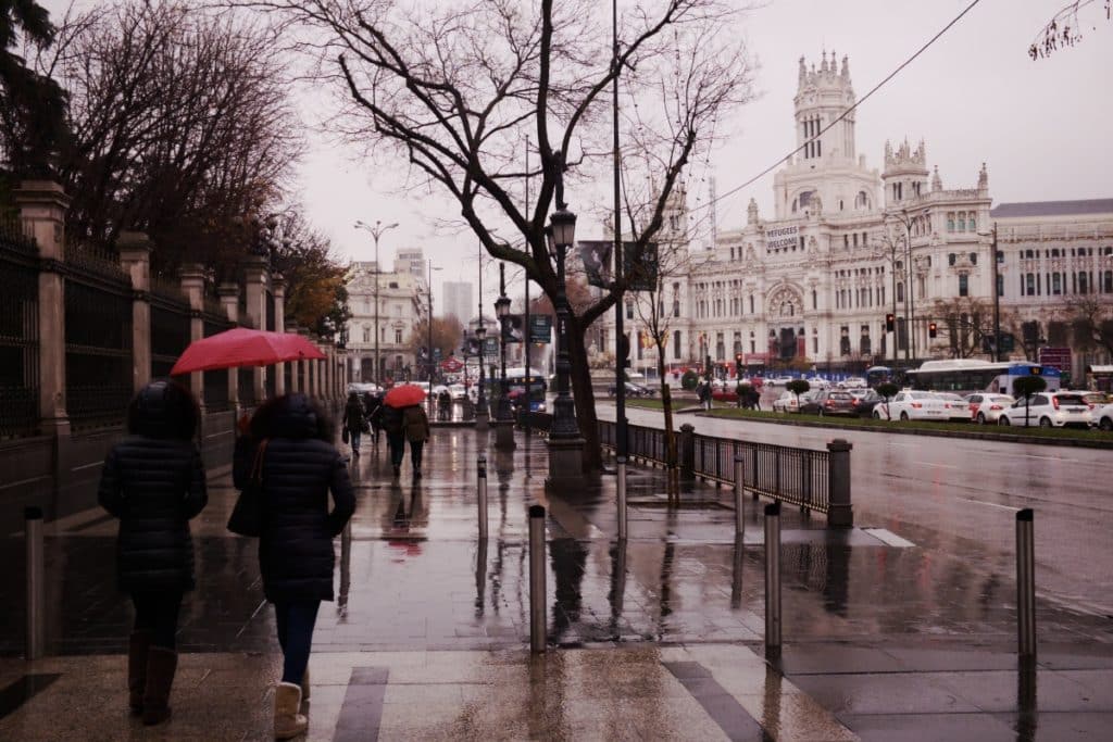 Madrid registrará lluvias y un descenso de las temperaturas durante esta semana