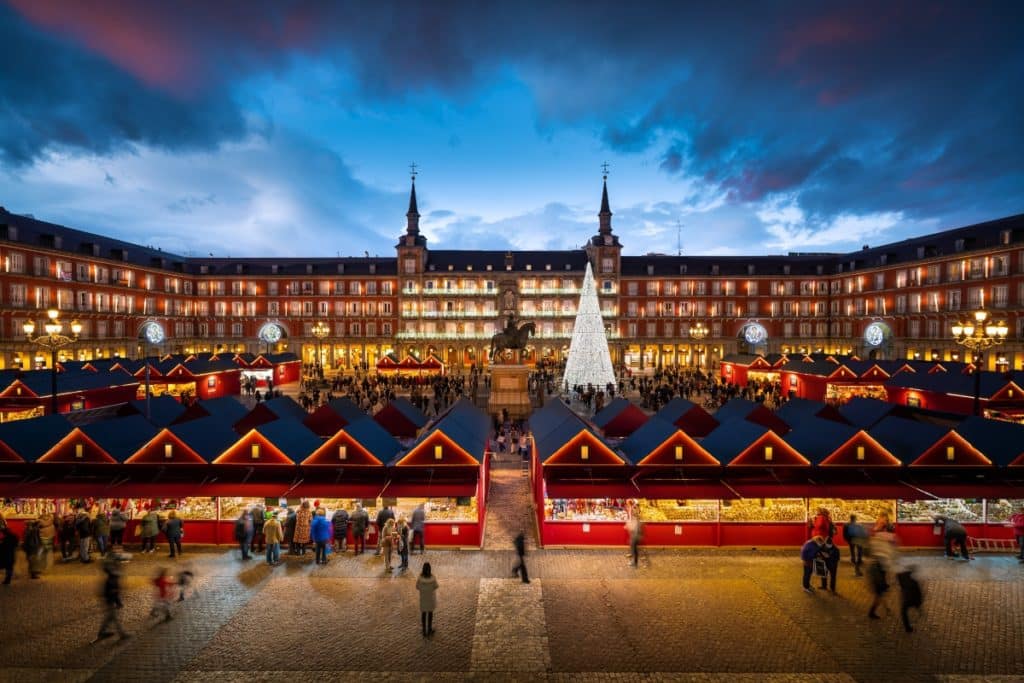 El Mercado de Navidad de la plaza Mayor se inaugura mañana