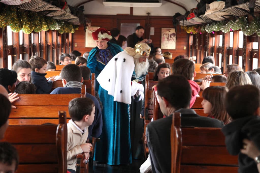Vuelve el Tren de la Navidad (con visita gratis al Museo del Ferrocarril incluida)