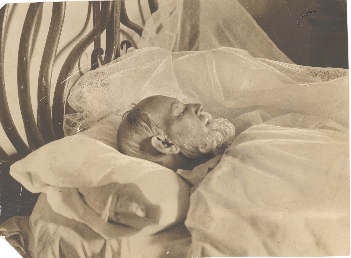 Alfonso [Alfonso Sánchez Portela], Lecho mortuorio de Sorolla, 11 de agosto de 1923. 