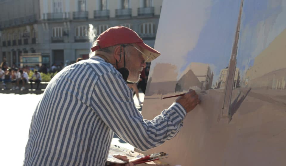 Antonio López expone varias obras en los escaparates del Corte Inglés de Preciados