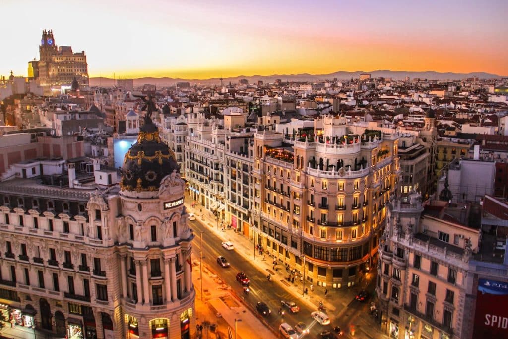 Madrid desde la terraza del CBA