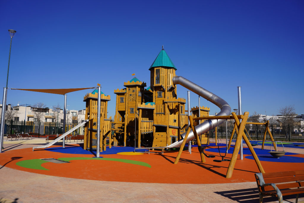 El parque infantil con el castillo más grande de toda Europa está en Leganés