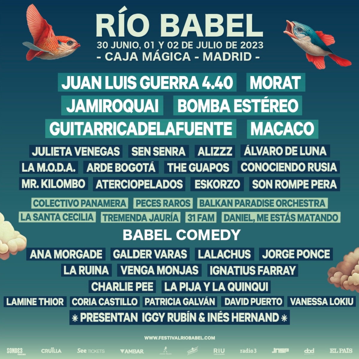 Río Babel - cartel festival de música
