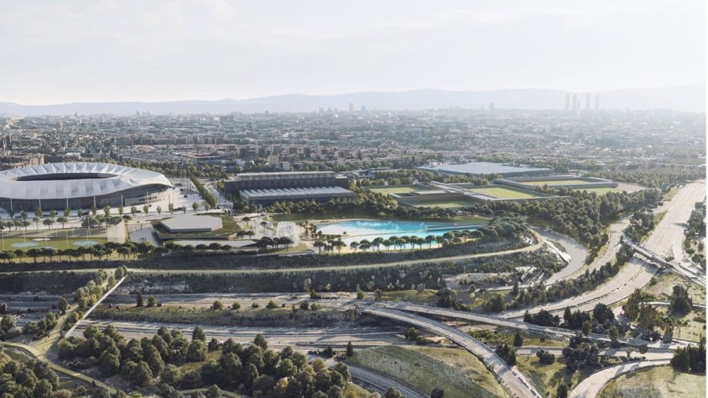 Madrid tendrá la mayor playa artificial de Europa junto al estadio del Atlético